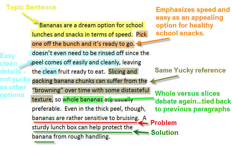 how to write a body paragraph